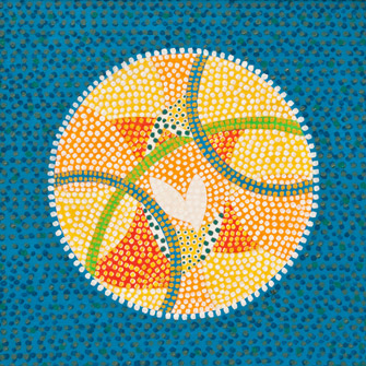 spring galaxy painting image copywrite 2010 carolyn goodenough